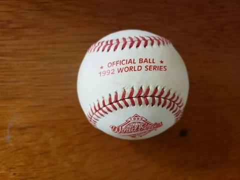 Rawlings 1992 World Series Baseball Toronto Blue Jays Atlanta Braves MLB Cover