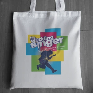 The Wedding Singer Personalised Gift White Tote Bag Musical - Picture 1 of 3