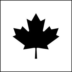 Maple Leaf Canada Symbol Vinyl Decal - Picture 1 of 4