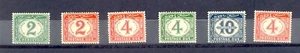 EGYPT- 1921 Postage Due SC #  J20- J25 complete set MH - Picture 1 of 1