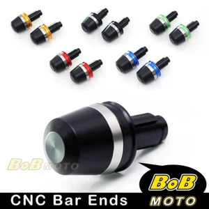 Enchufes de extremo de barra CNC negros para Kawasaki ZX 6R 2007-2013 08 09 10 11 12 - Imagen 1 de 1