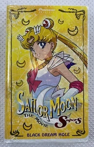 Sailor Moon SuperS Movie Black Dream Hole (VHS, 2000, Dubbed Edited) Brand New - Foto 1 di 3