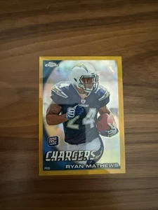 2010 Topps Chrome Gold Refractor Ryan Mathews 26/50 - Picture 1 of 2