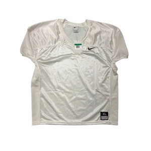 Nike Men's Vapor Varsity Football Practice Stretch White Jersey Size XL New - Picture 1 of 7