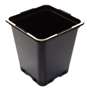 10 x Pflanzentopf 0,5 Liter Klein 9x9x10 cm stabile Anzuchttöpfe Grow Pot - Bild 1 von 3