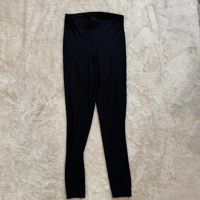 Descente Womens Pants Cycling Winter Black Fleece Lined Warm Zipper Leg Size L - Image 1 of 4