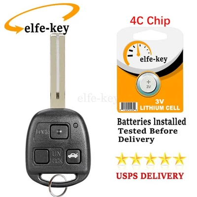 Llavero de control remoto de 3 botones HYQ1512V para Lexus ES300 IS300 GS430 2002 2003 Foto 1 de 4