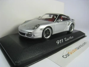 PORSCHE 911 TURBO (997) 1/43 MINICHAMPS (SILVER) - Picture 1 of 3