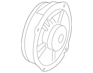 Genuine Volkswagen Door Speaker 5C5-035-454-D - Bild 1 von 3