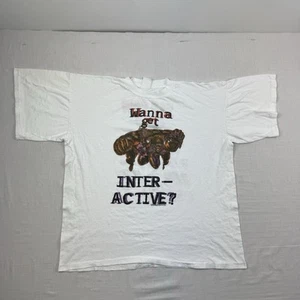 Vintage Top Cow Gaming Virtual Reality T Shirt Adult Cyber Force Weapon Zero 90s - Picture 1 of 18