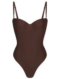 Skims Body Underwire Thong Bodysuit- Cocoa- Size Large - Picture 1 of 1