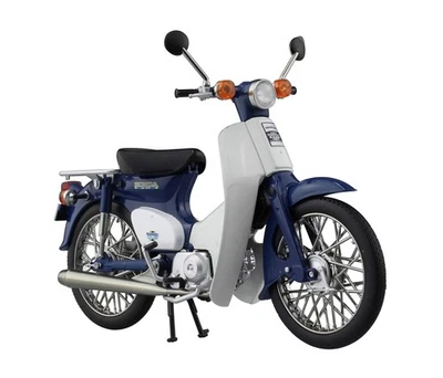 Bicicleta modelo Skynet escala 1/12 Honda Super Cub 50 azul - Imagem 1 de 4