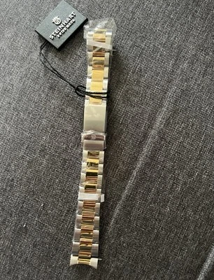 Steinhart  Stainless Steel Watch Bracelet 20/16 for Ocean 39 Two-Tone  - Image 1 of 2