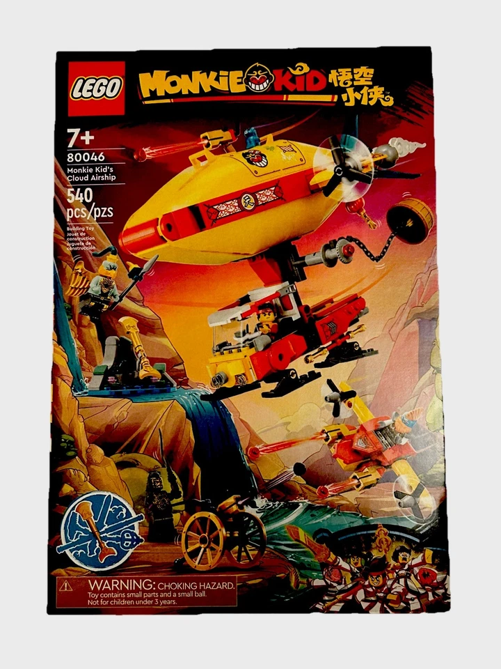 Nuevo LEGO Monkie Kid's Cloud Airship, #80046, 540 piezas Foto 1 de 1