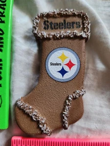 PITTSBURGH STEELERS LOGO STOCKING ORNAMENT - Picture 1 of 21