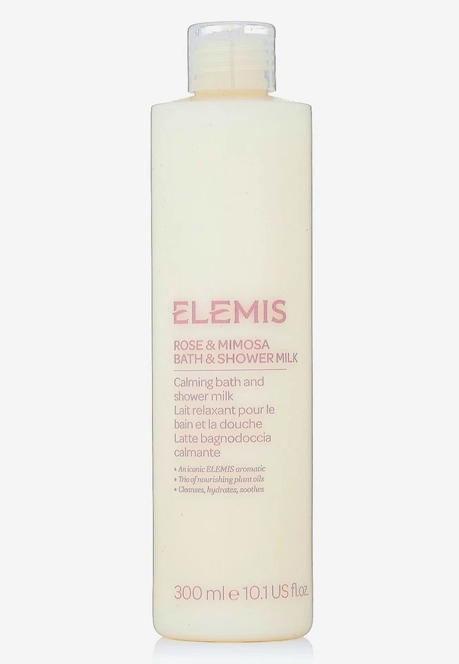 ELEMIS ROSA Y MIMOSA BAÑO Y DUCHA LECHE PERFUMADA 300 ML GEL CALMANTE GEL DE LAVADO CORPORAL QVC Foto 1 de 1