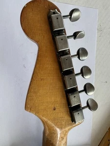 SIX Fender Stratocaster Tuners Single line Vintage USA Jazzmaster USA 1962 60s - Picture 1 of 10
