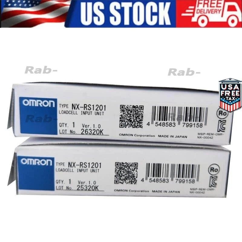 Omron NX-RS1201 Loadcell Input Unit NXRS1201 New Original Fast Shipping - Image 1 of 1