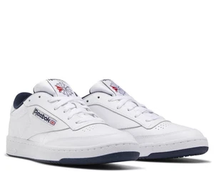 Mode Turnschuhe Reebok Club C 85 Herren # 13 Sneaker weiß/marine Leder Original - Bild 1 von 11