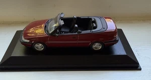 Minichamps 1:43 1995 Saab 900 Cabriolet - Red - Picture 1 of 7