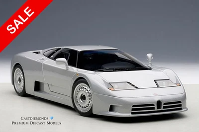 AUTOart Bugatti EB110 GT plateado - firma 1:18 70979 Foto 1 de 4