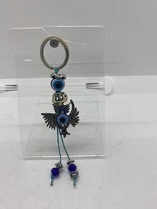 Evil Eye Keychains Hamsa Hand keychains Protection Good Luck Amulet Charm KeyA54 - Picture 1 of 1