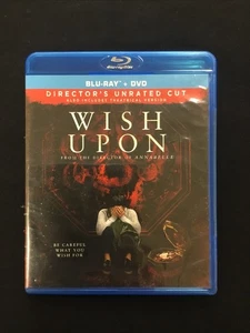 Wish Upon (Blu-ray/DVD, 2017, 2-Disc Set, Unrated Director's Cut) FREE SHIPPING - Bild 1 von 3