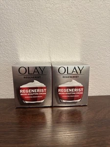 Confezione da 2. Olay Crema Idratante Micro-Sculpting Regenerist - 1,7 oz - Foto 1 di 2