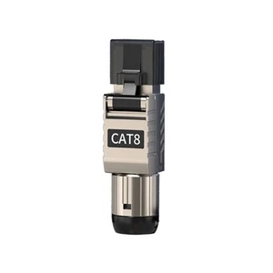 1Pcs RJ45 Ethernet Cable Connectors RJ45 Metal Tool Free Easy Termination9435 - Afbeelding 1 van 31