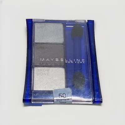 MAYBELLINE Eye Shadow Trio #50-Impeccable Greys. New Sealed. 0.13 oz - Image 1 of 2