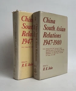 CHINA South Asia Relations 1947-80 India, Pakistan, Nepal 2 vols H'back 1981 vg - Imagen 1 de 1