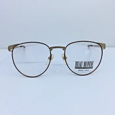 Nuevas gafas Beau Monde Bentley vintage C. DBU tortuga y oro 49-18 mm Japón Foto 1 de 4