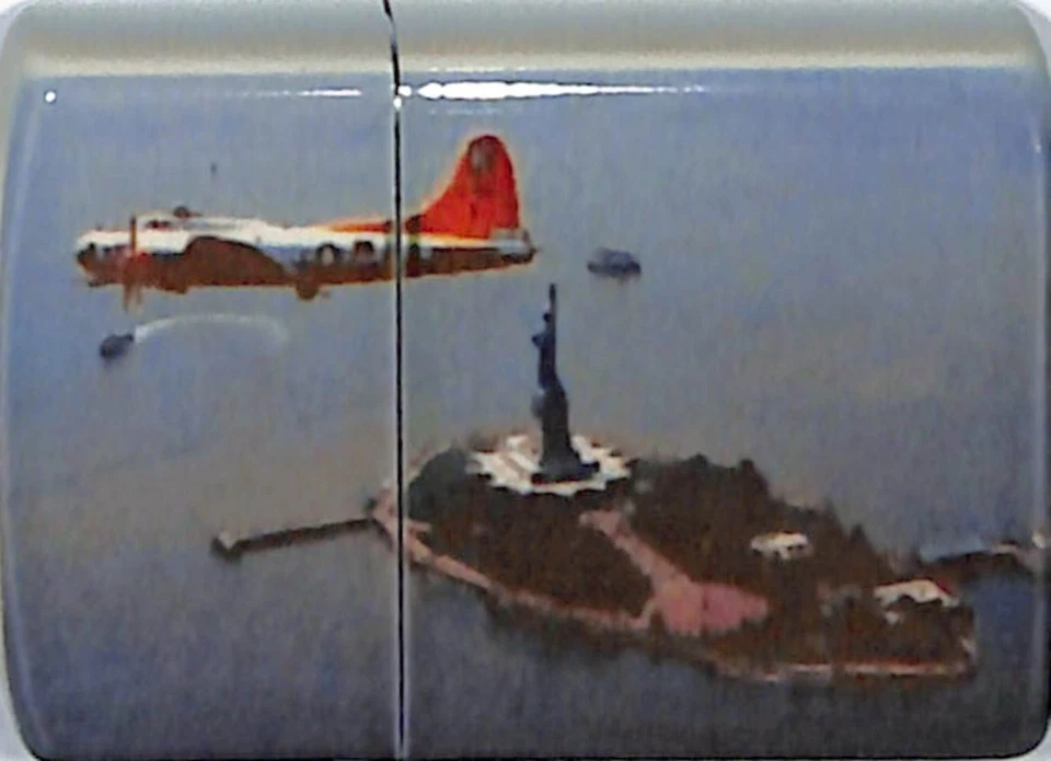 Statue of Liberty - WW2 B17 Bomber - New York City - Lighter - Image 1 of 1
