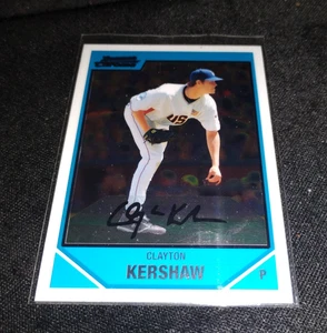 2007 Bowman Chrome Clayton Kershaw DP Rookie RC Dodger - Picture 1 of 2