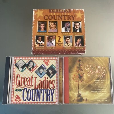 4 💿 LOT: The Best of Dueling Country( DBL), Great Ladies Of Country, Country 🎄 - Image 1 of 4