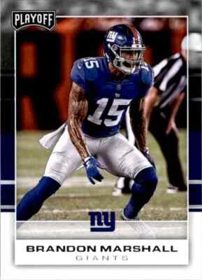 2017 Panini Playoff Football Brandon Marshall New York Giants #62 - Image 1 of 2
