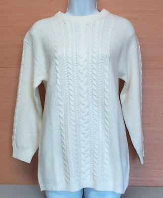 Old Navy Cream Colored Sweater Dress Girl's Size Large 10-12 - Image 1 of 4