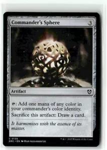 Commander's Sphere 0125 NM MTG Commander Aetherdrift Magic - Bild 1 von 2