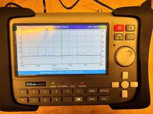 MISURATORE DI CAMPO HEVC MAIN10 H.265 DVB-S2 DVB-T2 HD DOLBY DiEvo MK1000 - Foto 1 di 3