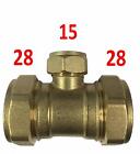 28MM X 28MM X 15MM COMPRESSION  REDUCED TEE