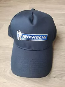 Michelin Man Hat Blue Adjustable Strap - Vintage. - Picture 1 of 5
