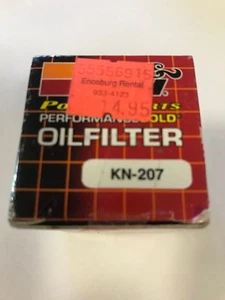 FILTRO DE ACEITE SUZUKI RMZ250 RMZ450 RMX450 K & N #KN-207 - Imagen 1 de 1