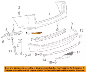 Chevrolet GM OEM Left-Reflector 84306358 - Picture 1 of 1