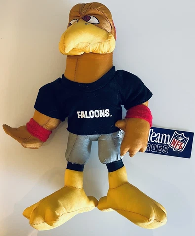 NFL Team Heroes "Stuffins" Atlanta Falcons Mascot Plush Vintage (1995) - (12") Cover