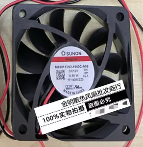 1pcs Ventilatore di raffreddamento SUNON 6015 6CM MF60151V2-1000C-A99 DC12V 0,88W. - Foto 1 di 1