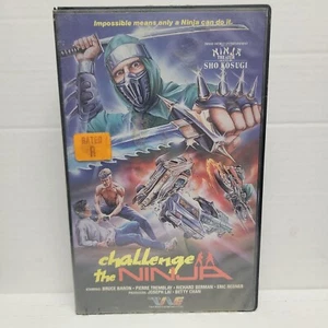Ninja Theater Hosted By Sho Kosugi - Challenge The Ninja VHS Martial Arts Cult - Picture 1 of 8