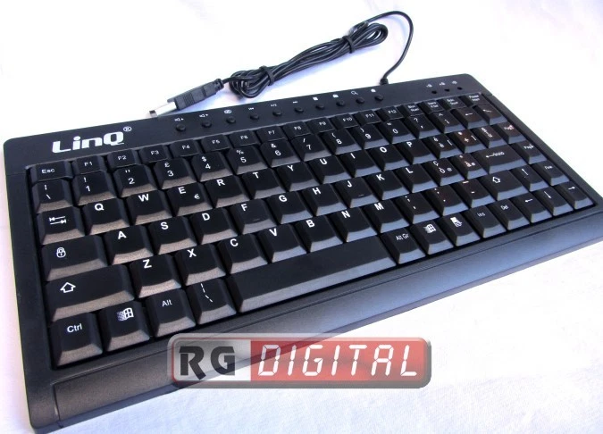 MINI TASTIERA LINQ K-2 KEYBOARD ULTA SLIM USB 2.0 PS3 PS4 PC NOTEBOOK  - Immagine 1 di 1