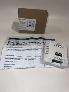 Dayton 4PU51 Low Voltage Thermostat, Hardwired, 24Vac. New & Free Shipping - Picture 1 of 3
