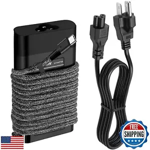 New Slim 65W HP Laptop Charger USB C Replacement for HP Envy X360,Spectre X36 - Picture 1 of 5