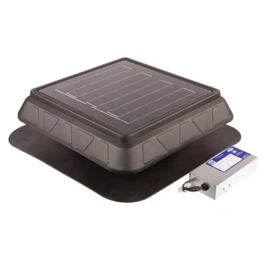 25W Next-Gen High-Efficiency Hybrid Solar/Electric Powered Roof Exhaust Fan - Picture 1 of 3